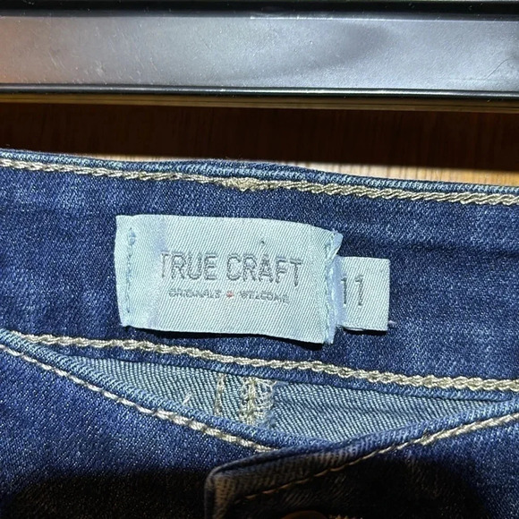 True Craft Hi-Rise Skinny Jeans Juniors Size 11 - Picture 3 of 11